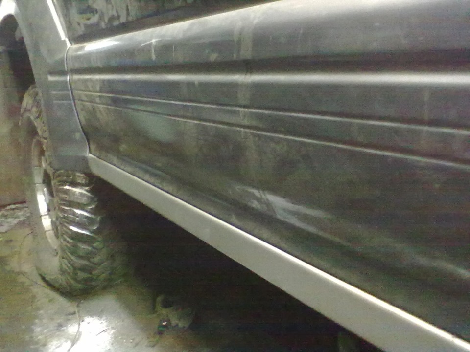 переварка задних арок и установка профильных труб вместо порогов — DRIVE2