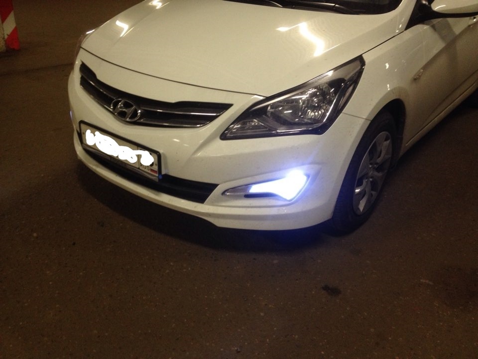 25. Заменил дампы дхо. Часть 2 — Hyundai Solaris (1G), 1,4 л, 2014 года ...