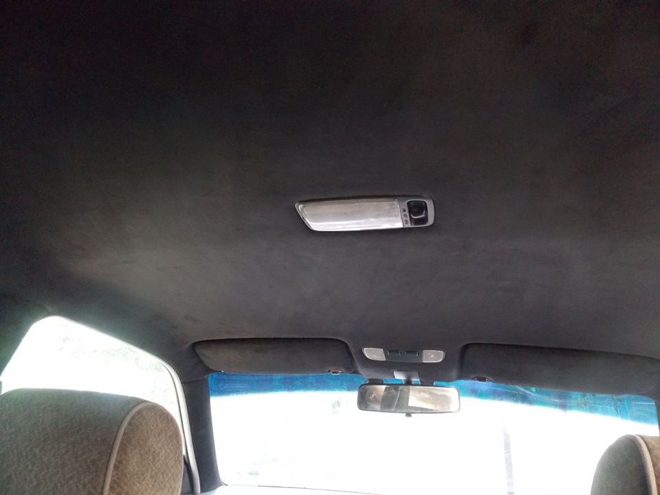 алькантара в салон — Toyota Mark II (100), 2,5 л, 1996 года | своими ...