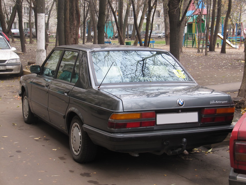 Несколько старых фото — BMW 5 series (E28), 2 л, 1987 года | фотография ...