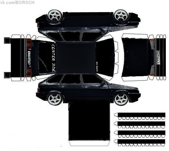 Ваз 2108 распечатать и собрать