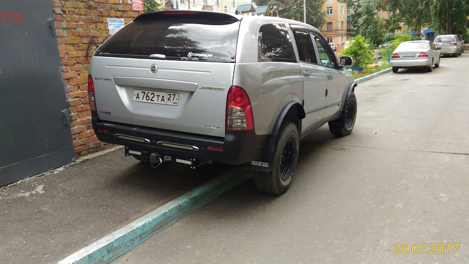 Установка расширителей — SsangYong Actyon Sports (1G), 2 л, 2010 года ...