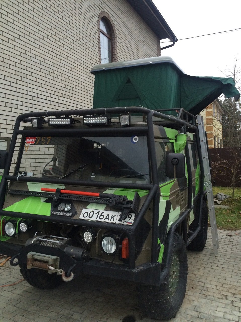 Автопалатка ORT-01 — Steyr Puch Pinzgauer 710K, 2,7 л, 1973 года |  аксессуары | DRIVE2