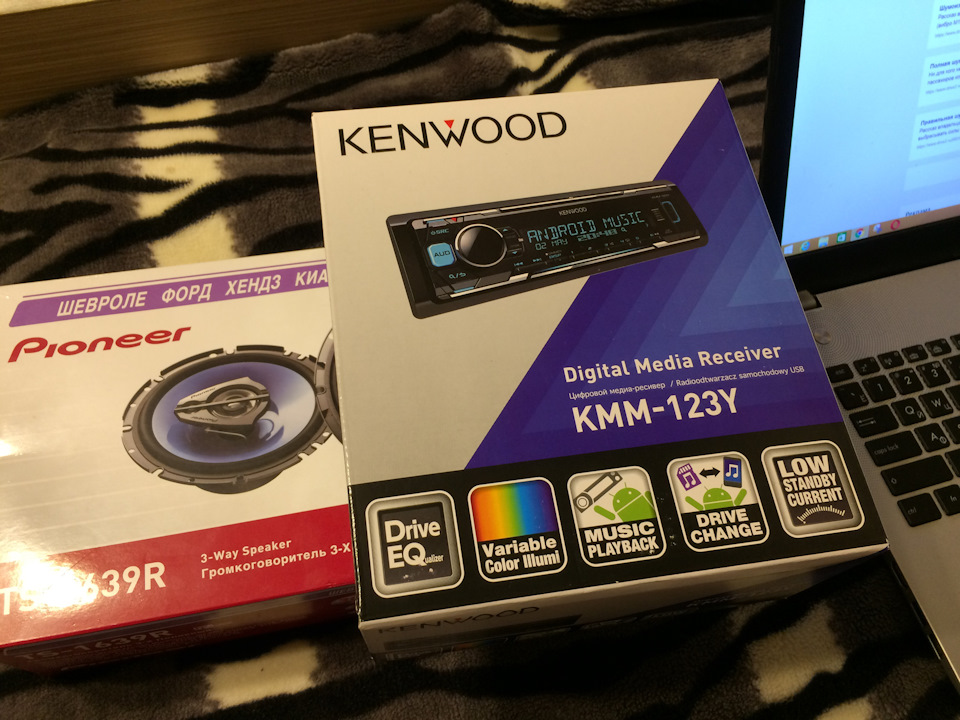 Куплено kenwood kmm-123y и pioneer ts-1639r/ а гарантия ? — Lada Гранта ...