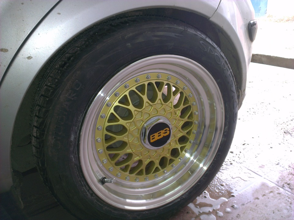 BBS RS на Гетц ))) Переобулся. — Hyundai Getz, 1,6 л, 2004 года ...