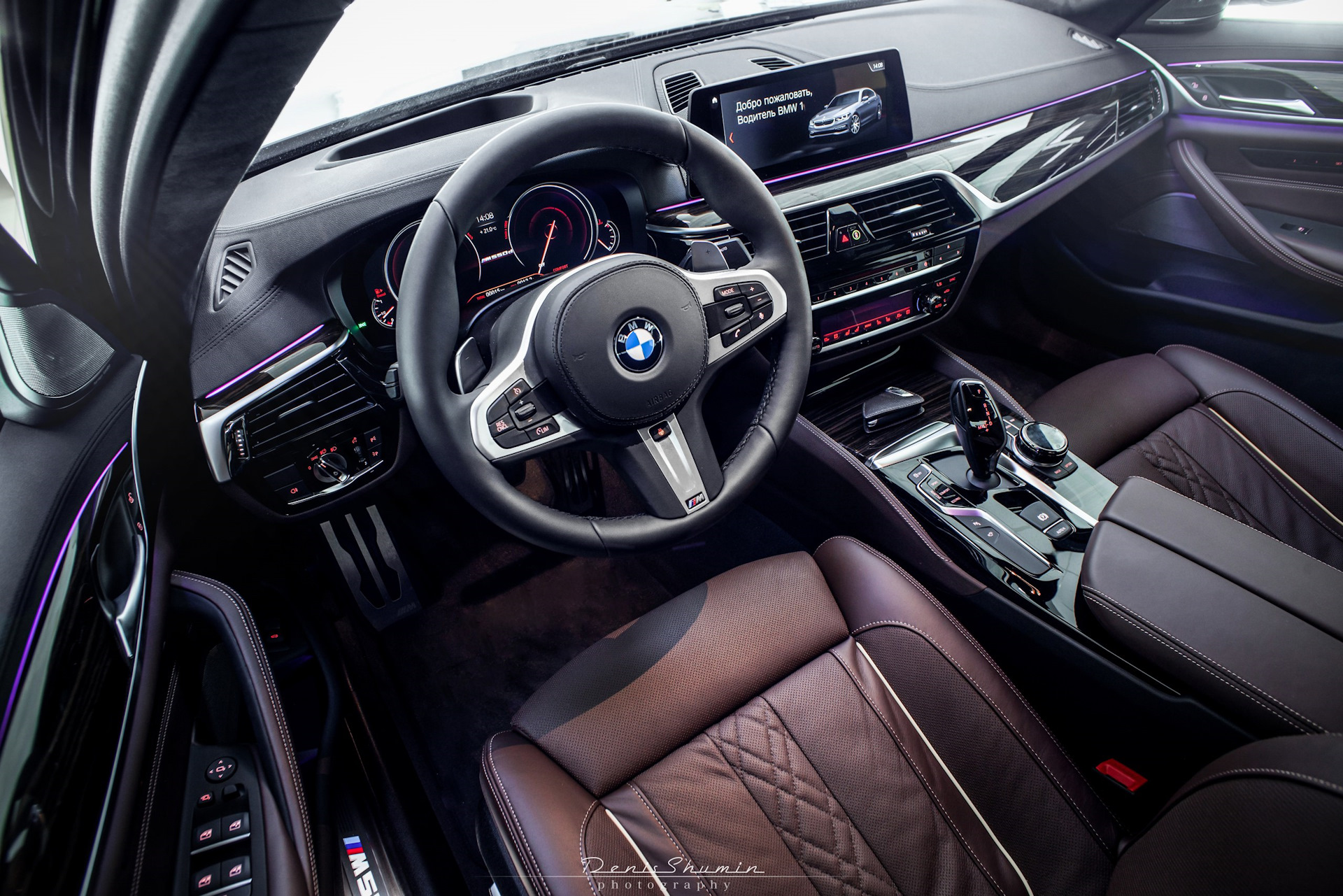 BMW m5 g30 салон