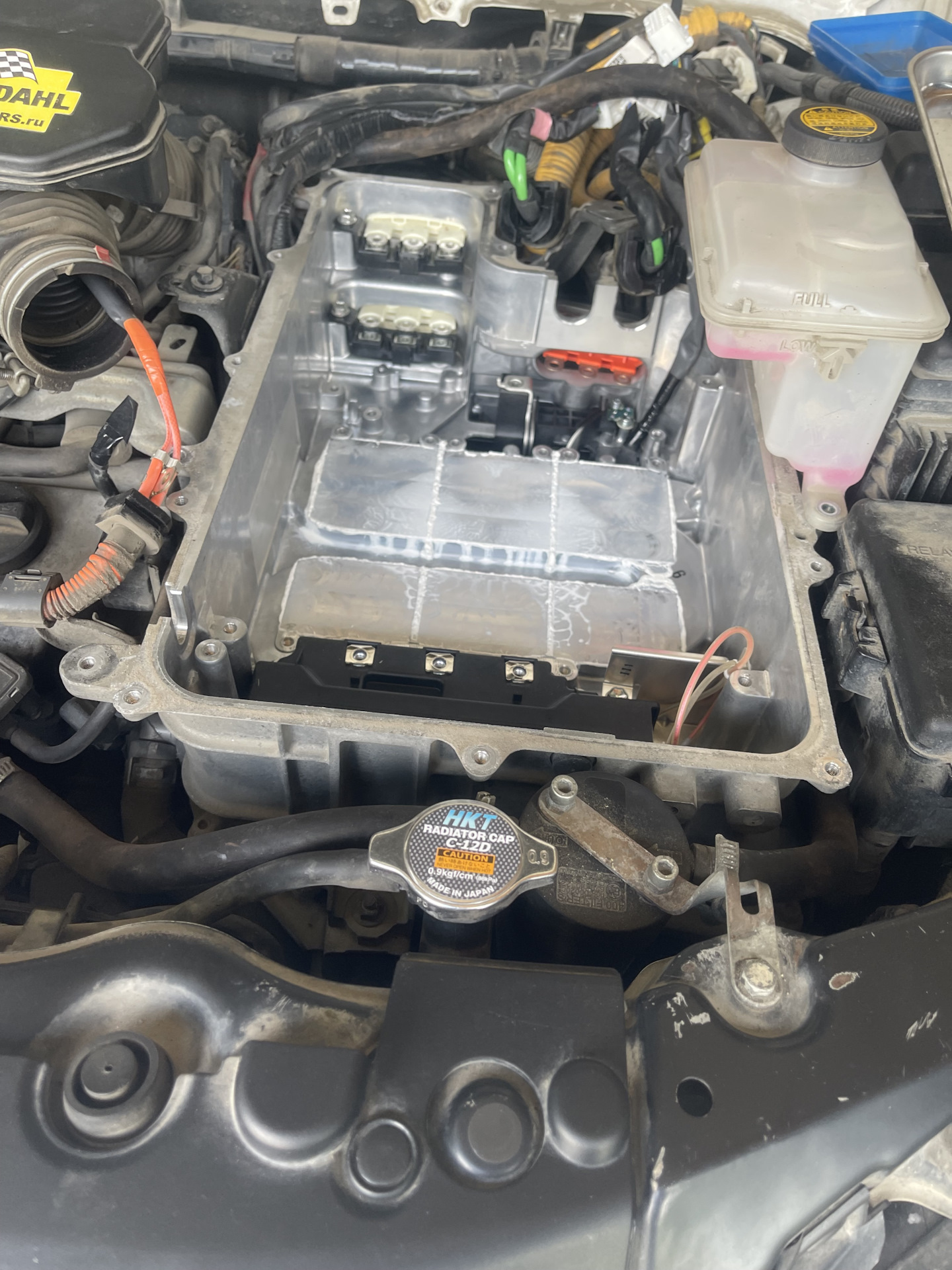 Замена термопасты под ИСМ в инверторе — Lexus RX 400h (2G), 3,3 л, 2007 ...