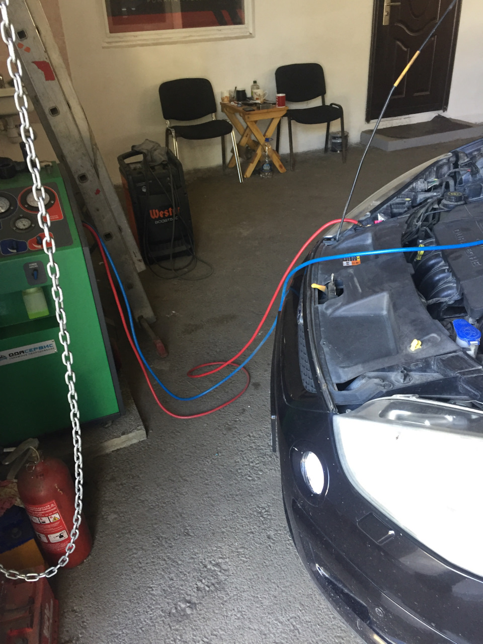 Дозаправка кондиционера — Ford S-Max (1G), 2 л, 2006 года | плановое ТО ...