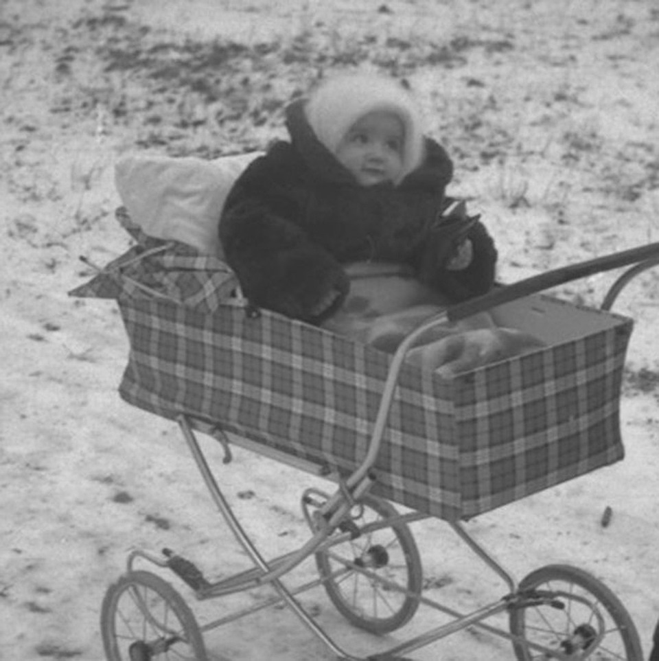 Советская детская коляска