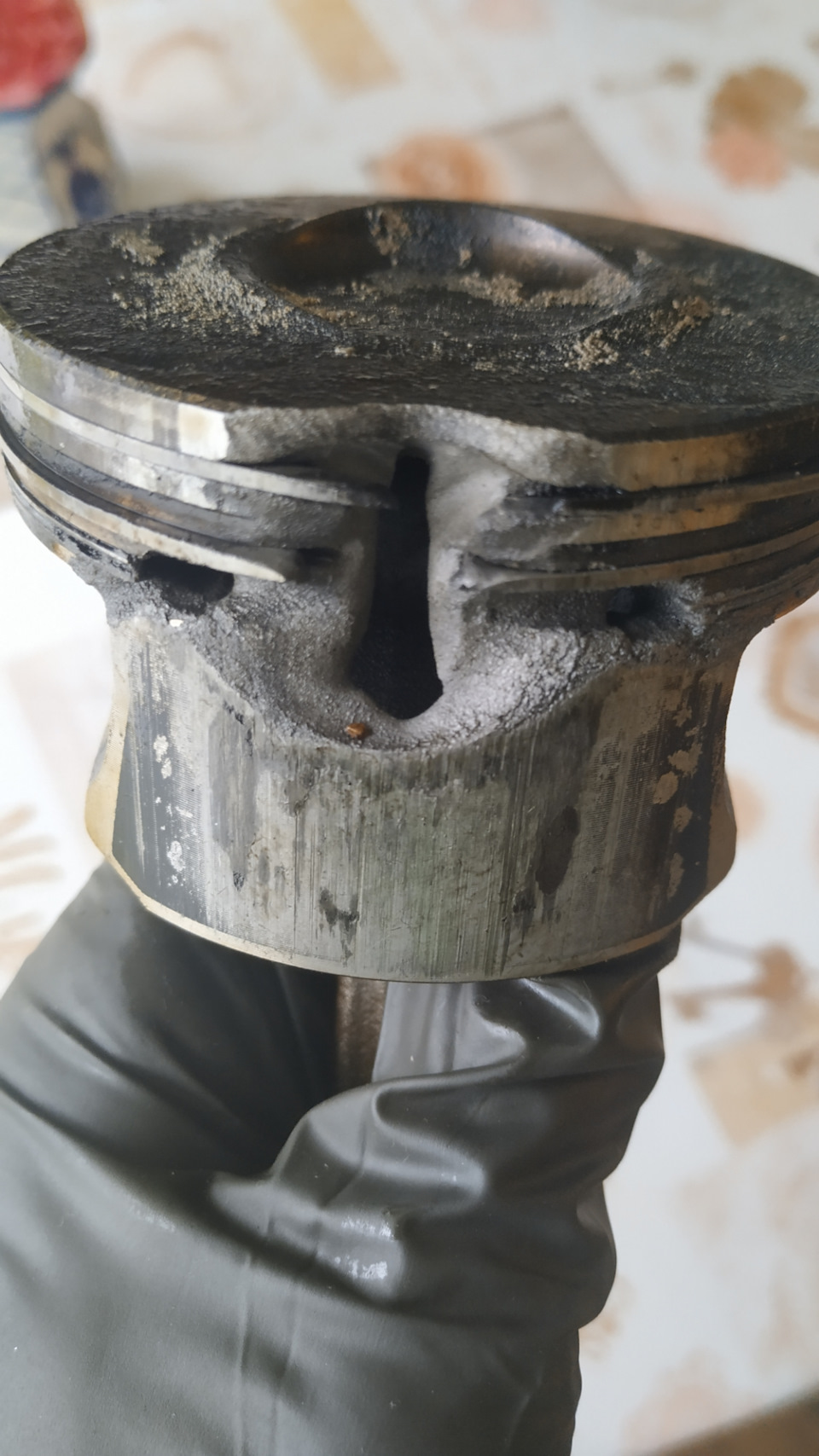 Как прогорают поршни EP6CDT MD — Peugeot 508 (1G), 1,6 л, 2012 года ...