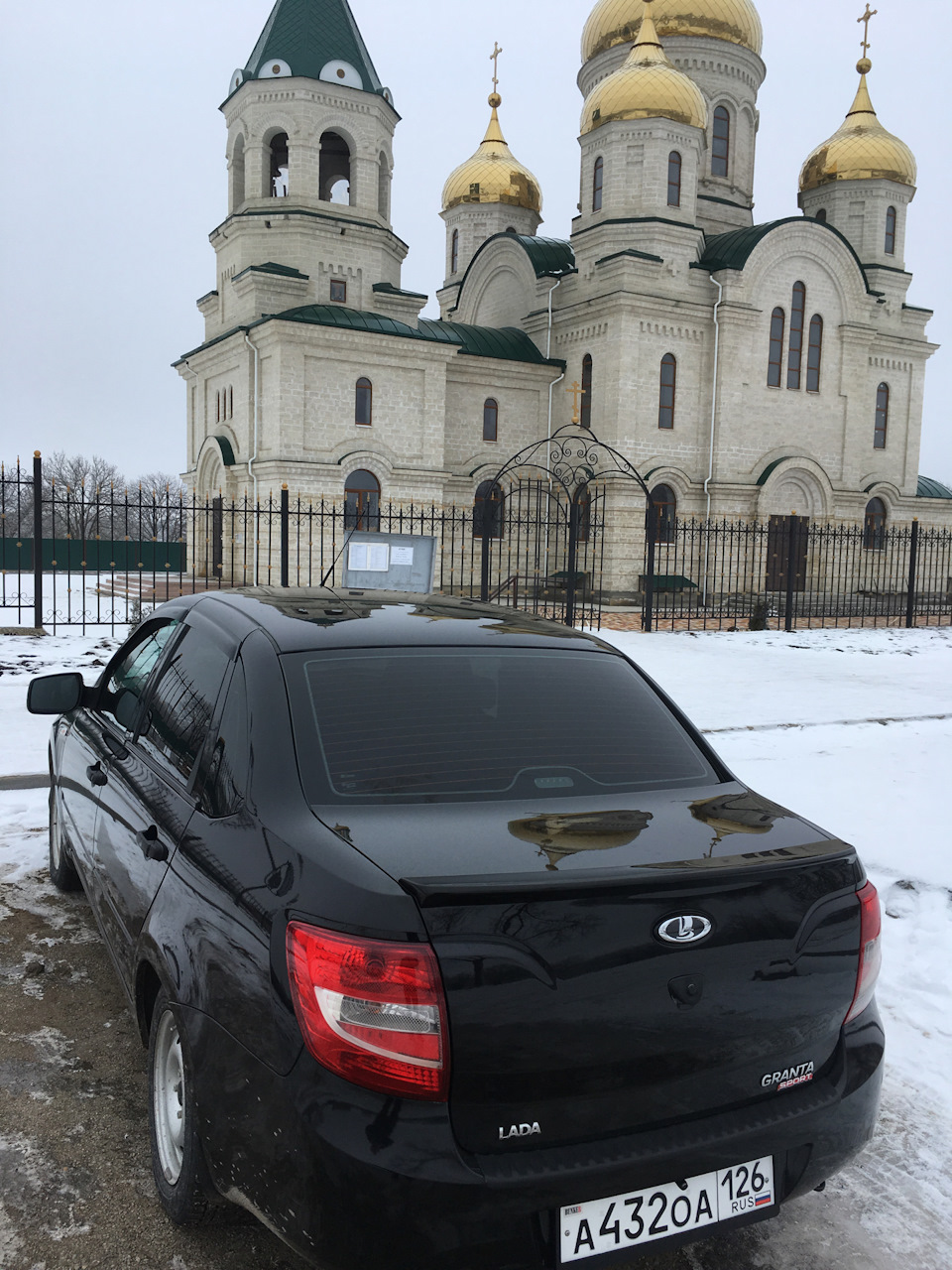 Спойлер Гранта Спорт — Lada Гранта (1G), 1,6 л, 2014 года | тюнинг | DRIVE2