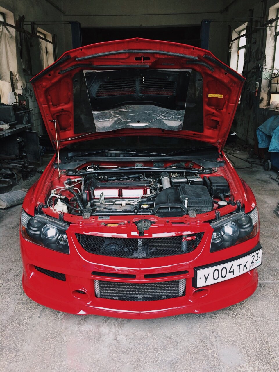 Подсос — Mitsubishi Lancer Evolution VIII, 2 л, 2004 года | своими руками |  DRIVE2