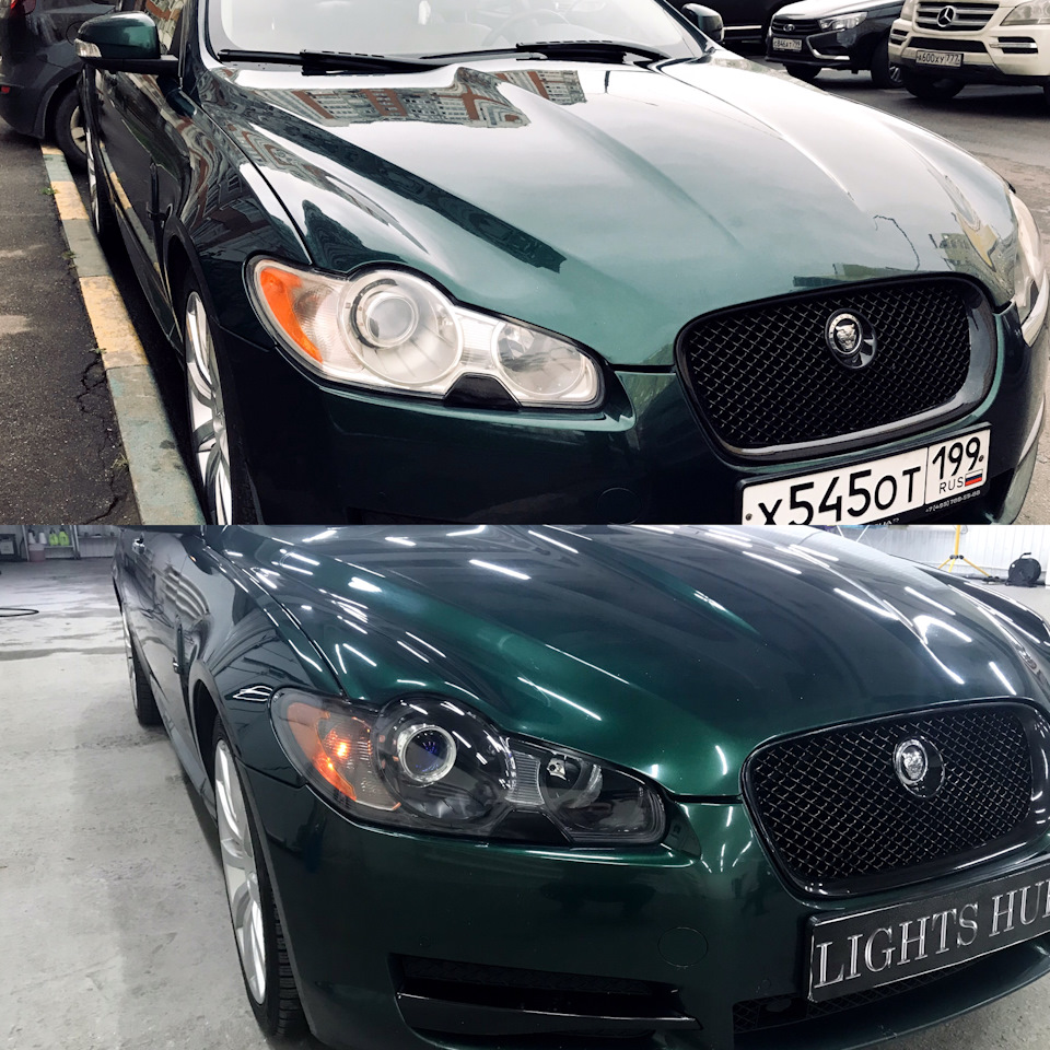 Модернизация и детейлинг фар Jaguar XF — Jaguar XF (1G), 3 л, 2008 года |  стайлинг | DRIVE2