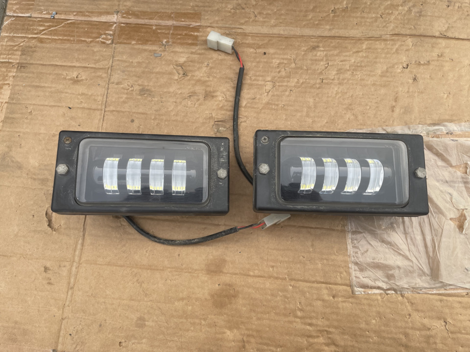 LED туманки ВАЗ 2110-2115 на Lada 2113, Lada 2114. Б/у | 2 000 ₽ в ...