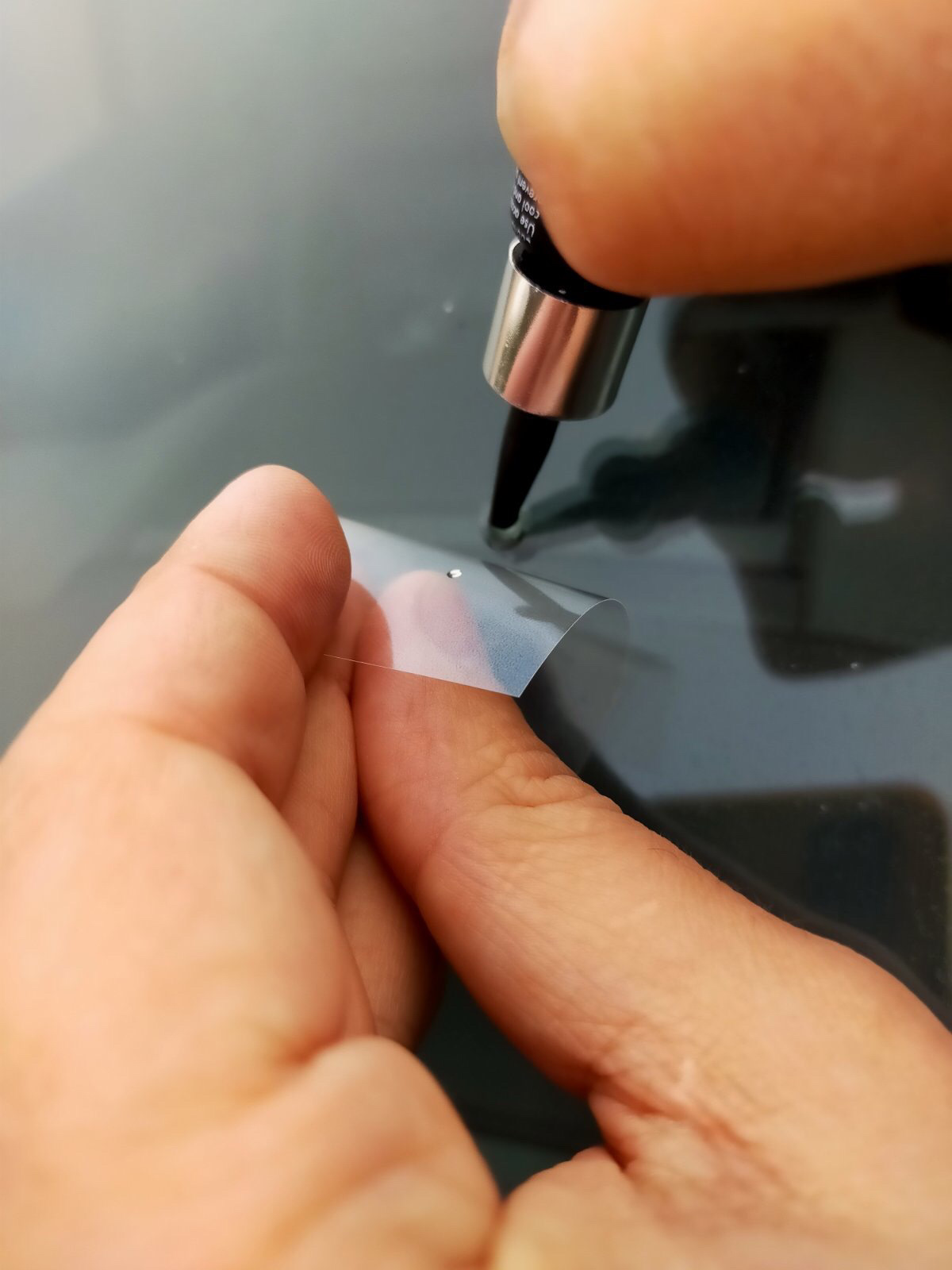 Бюджетное восстановление лобового стекла — Volkswagen Touareg (1G), 3,2 ...