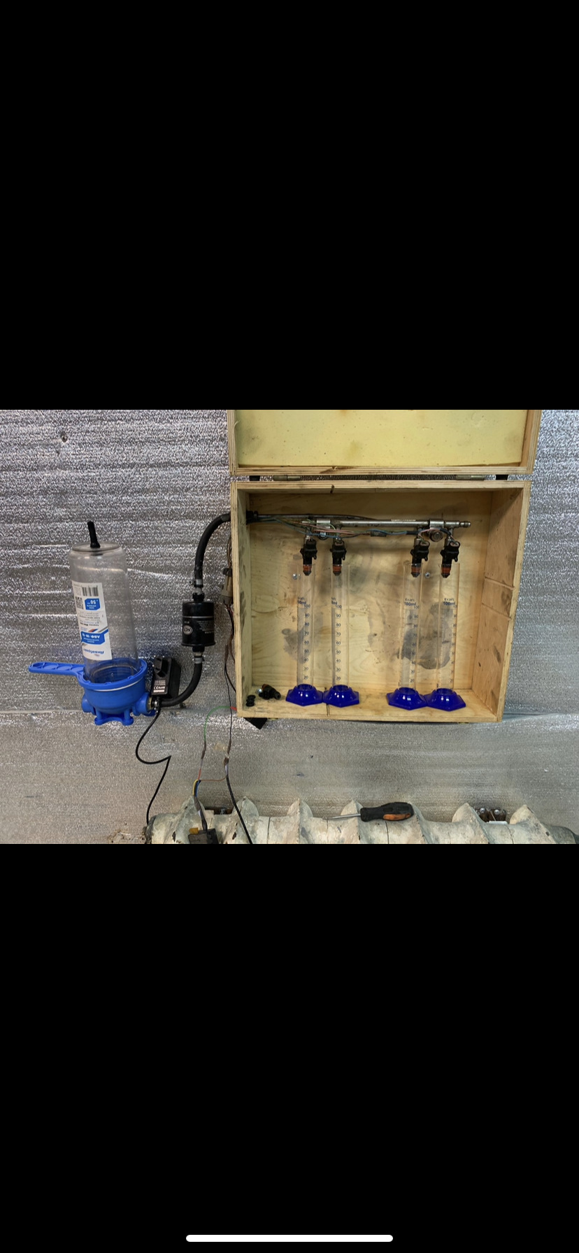 Самодельный стенд промывки форсунок — Volkswagen Polo Mk4, 1,6 л., 2004 ...