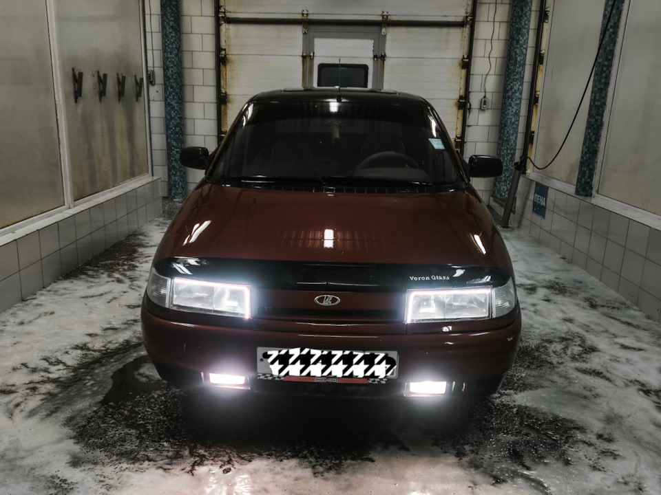 Оптика. Габариты, туманки, поворотники. — Lada 21102, 1,5 л, 1999 года ...