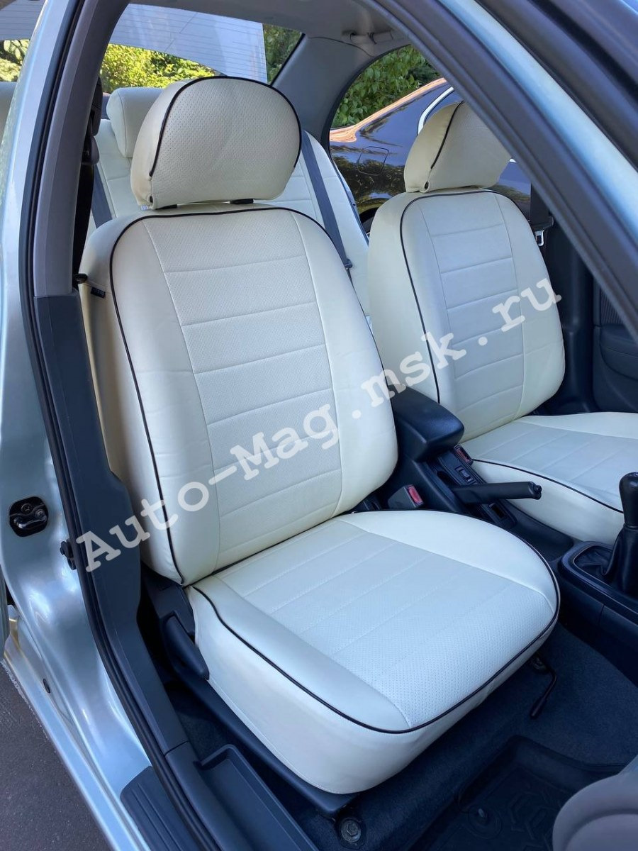 Перетянули салон Ниссан Альмера Классик чехлами из экокожи — Auto-mag ...