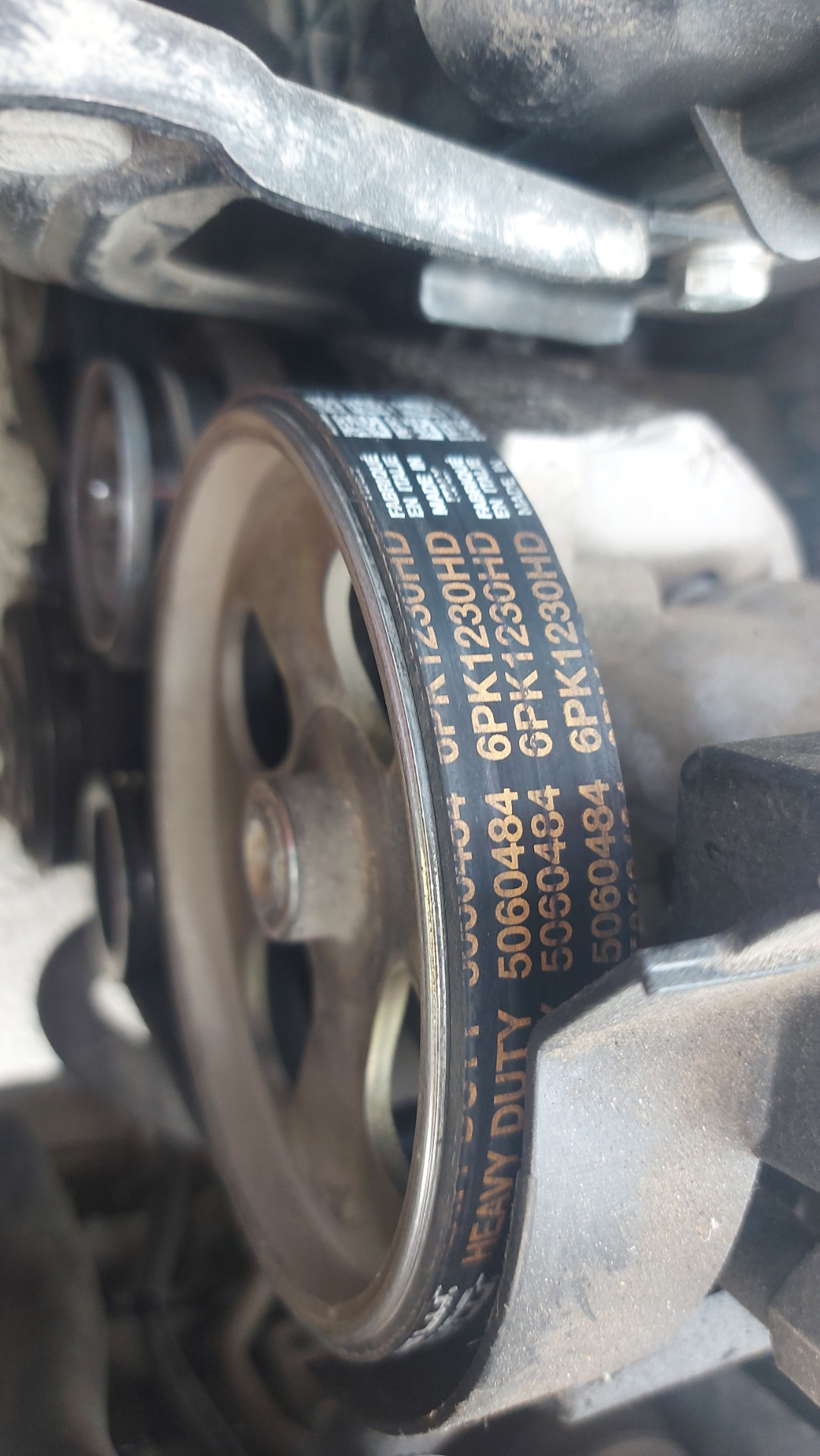 Долой кондёр💨. Ремень в обход компрессора — Peugeot 206, 1,4 л, 2004 ...