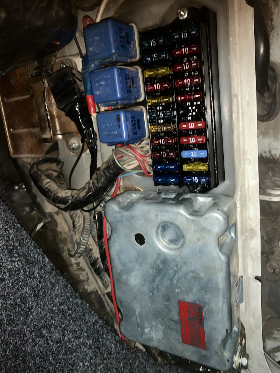 Ниссан патрол схема подключения свечей накала