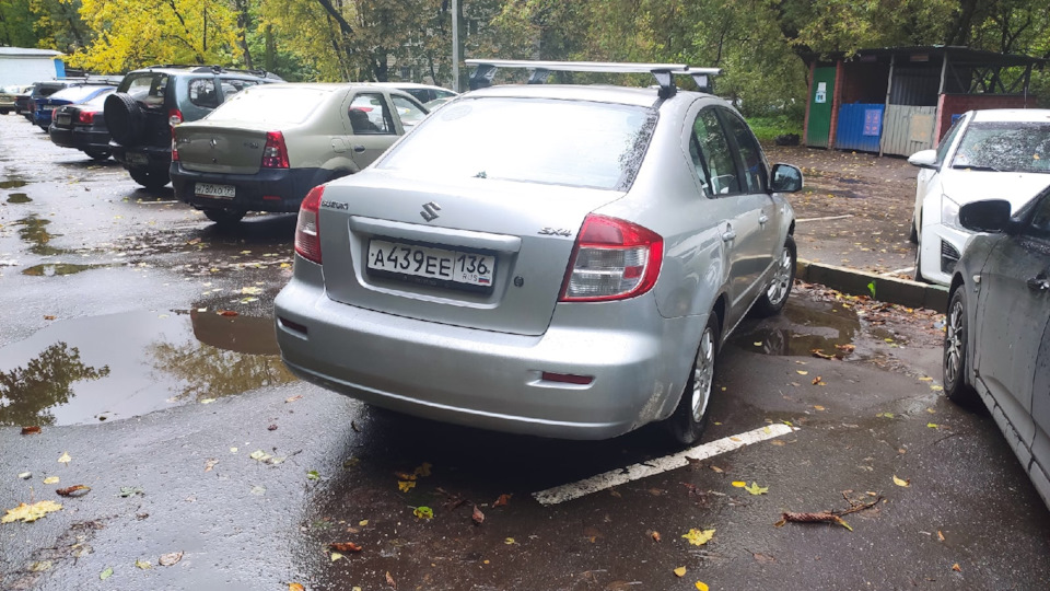 Ремни и ролик, бампер на месте. — Suzuki SX4 Sedan, 1,6 л, 2008 года ...
