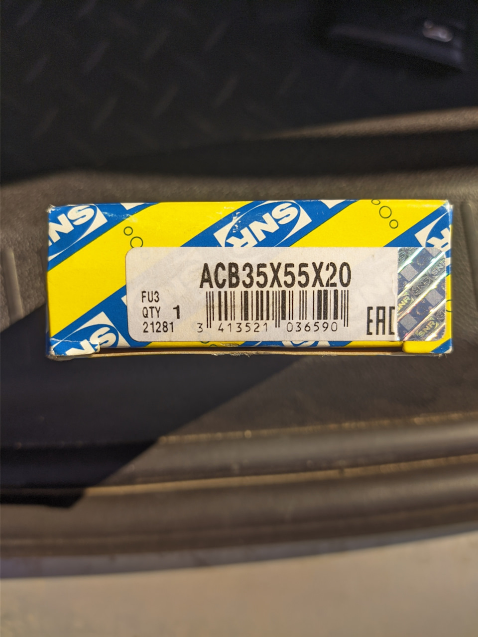 ACB35X55X20 Подшипник компрессора кондиционера NTN-SNR | Запчасти на DRIVE2