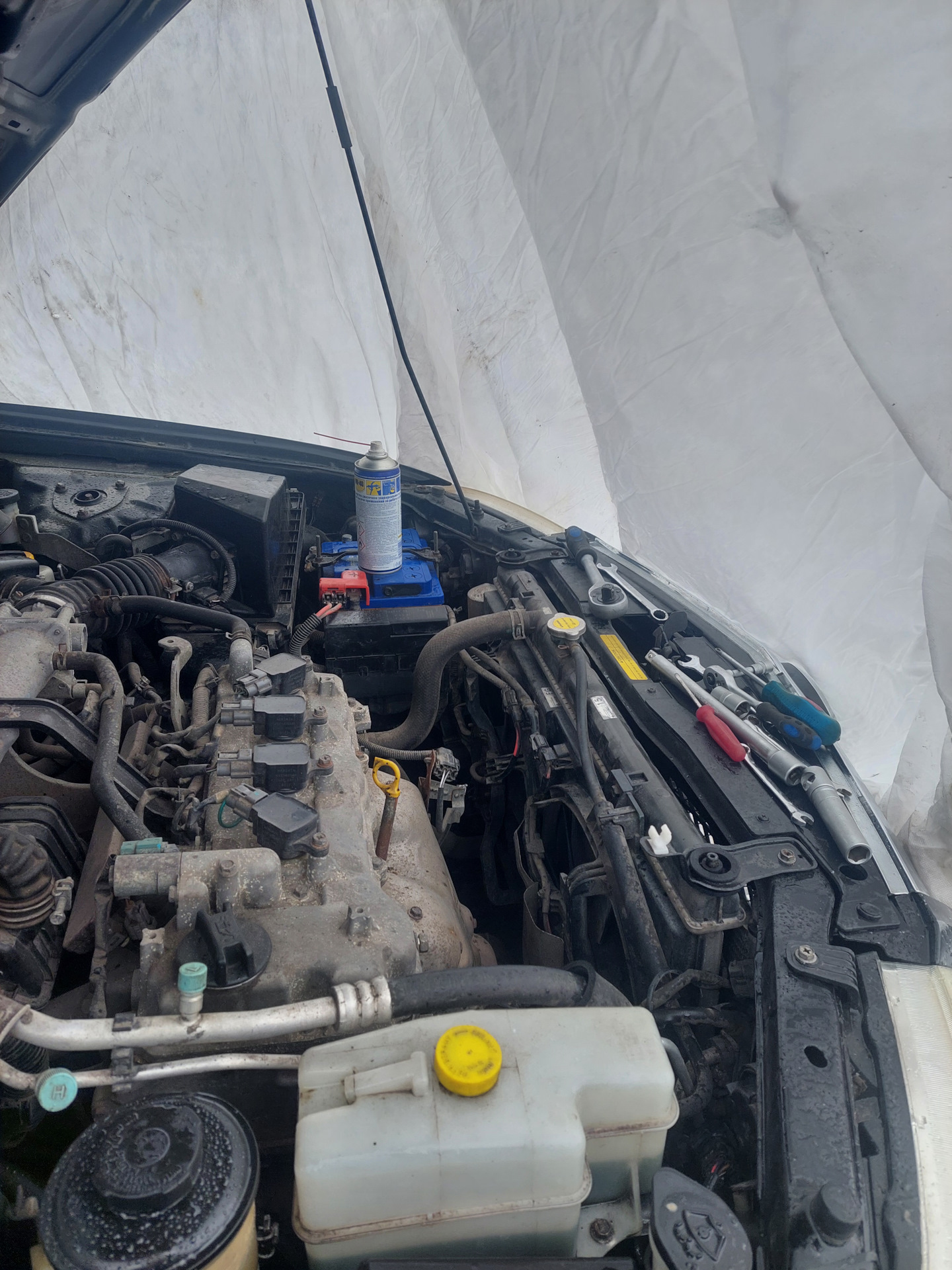 Замена щеток генератора и прочее — Nissan Almera Classic (B10), 1,6 л ...