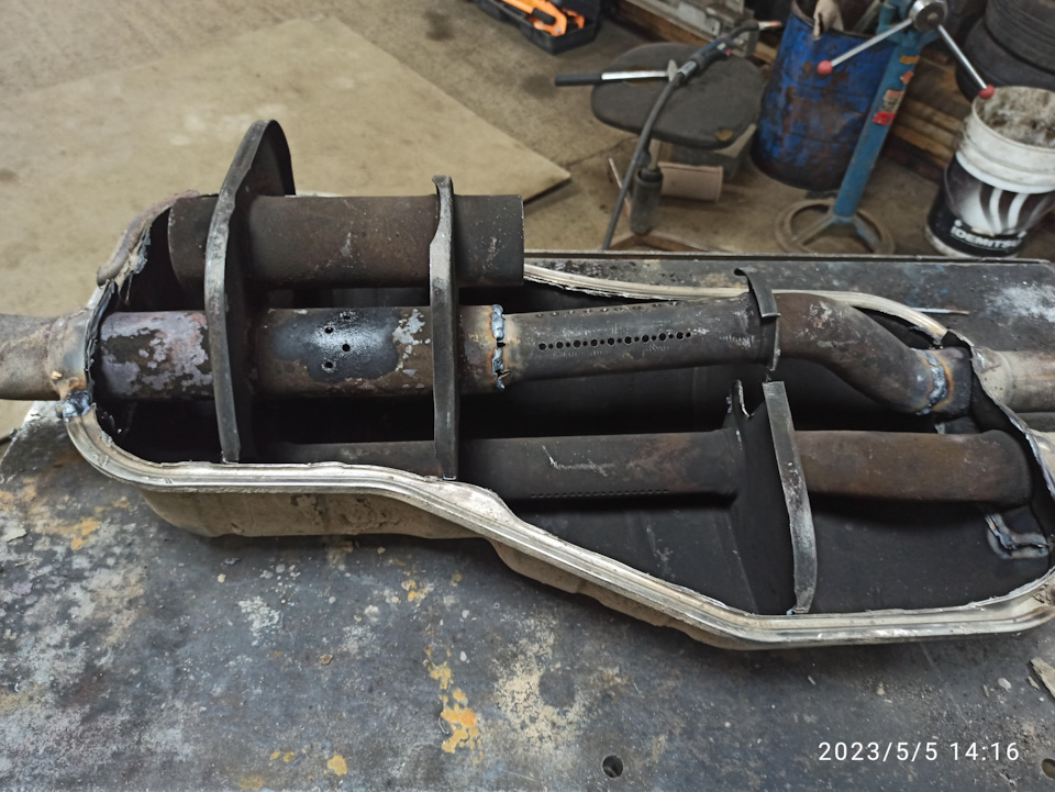 Прямоток из родного глушителя octavia agu wts — Сообщество «Skoda ...