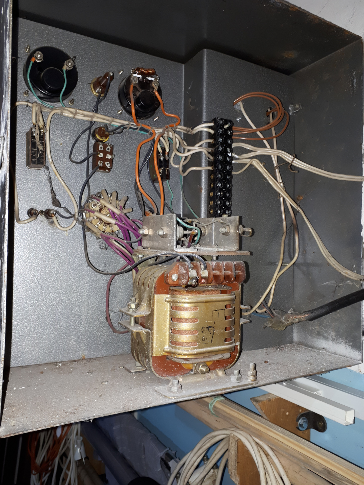 Замена электрощита в гараже. — Lada Приора универсал, 1,6 л, 2012 года ...