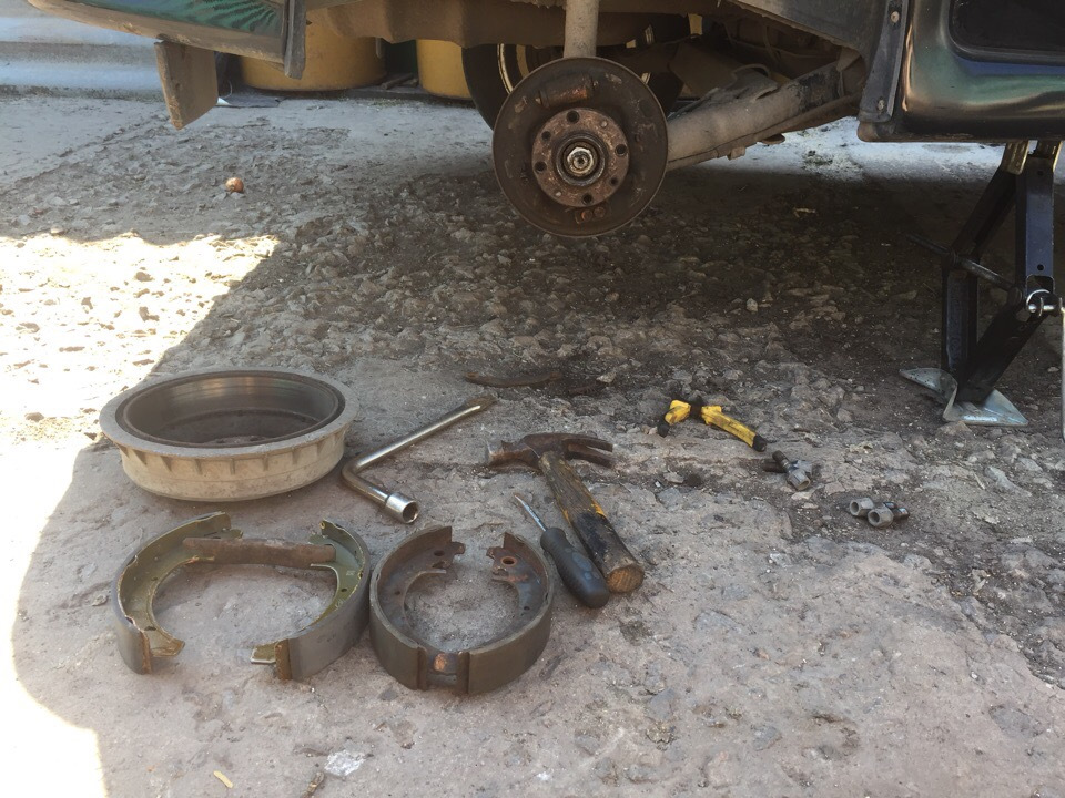 Проточка барабанов. И замена барабанов)) — Lada 2113, 1,6 л, 2011 года ...