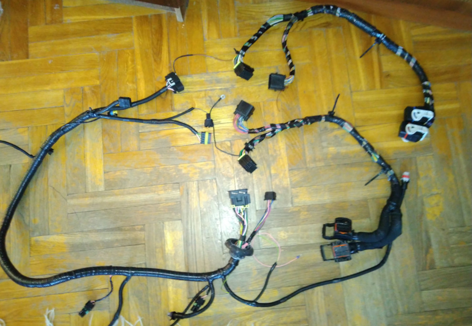 Перенос ЭБУ на правую стойку. Проводка под М86. Или тюнинг проводки #6 ...