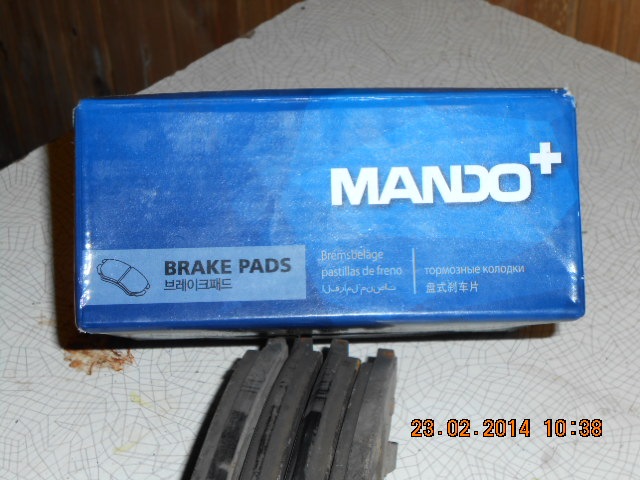 Тормозные колодки — Chevrolet Cruze (1G), 1,8 л, 2011 года | своими ...