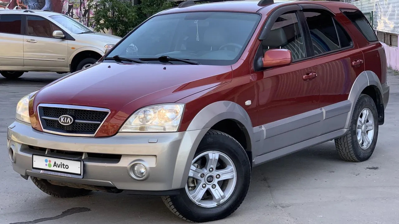 KIA Sorento (1G) 2.5 дизельный 2005 | Красный металик на DRIVE2