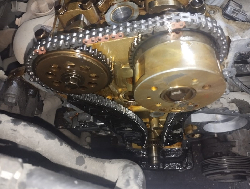 Умер натяжитель и растянулась цепь — KIA Rio (3G), 1,6 л, 2012 года ...