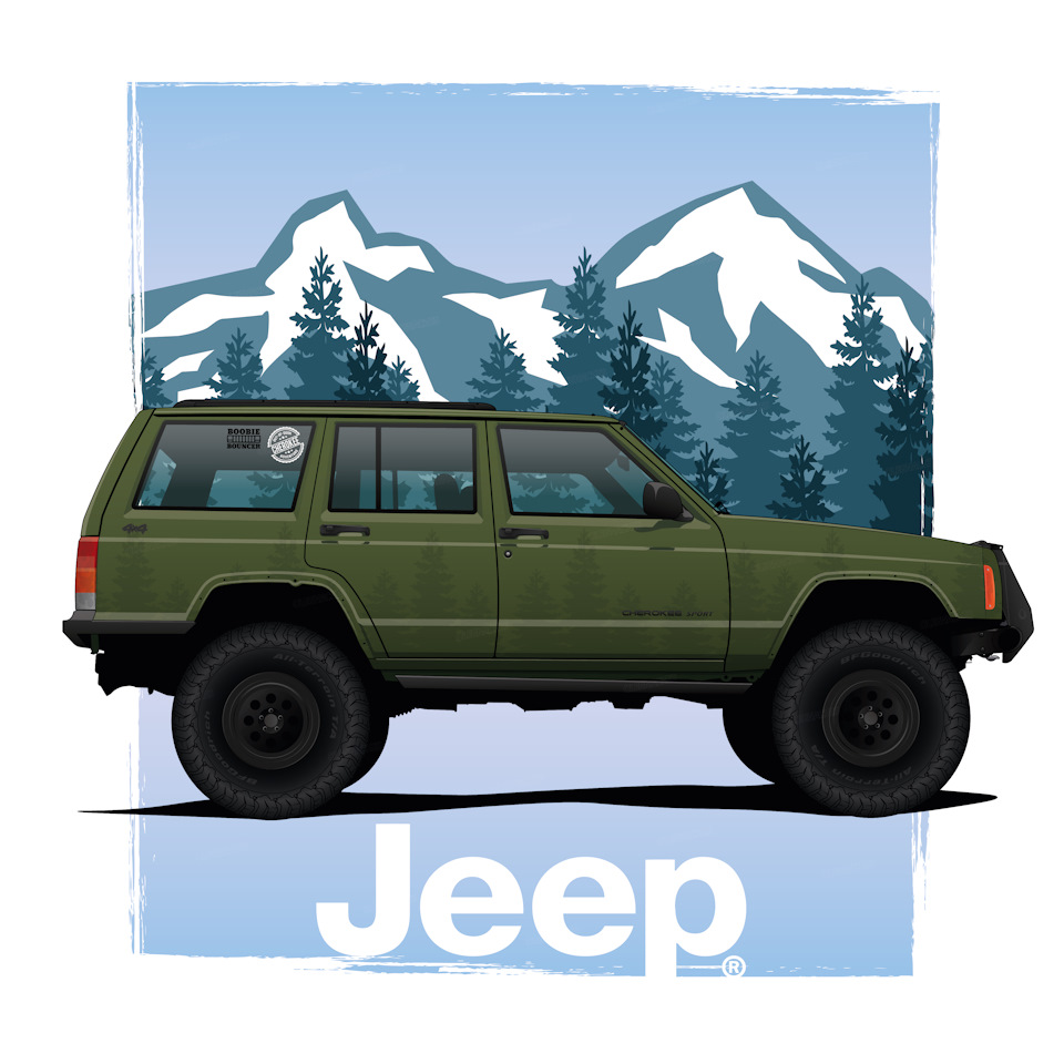 Рисунок Jeep Cherokee XJ — DRIVE2