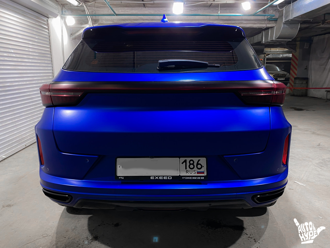 Exeed LX. Оклейка антигравийной пленкой, антихром — АвтоХайп Тюнинг ...