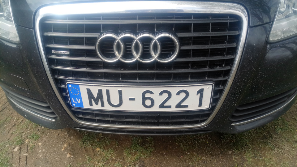 Замена защиты двигателя и коробки, новый регистрационный номер — Audi ...