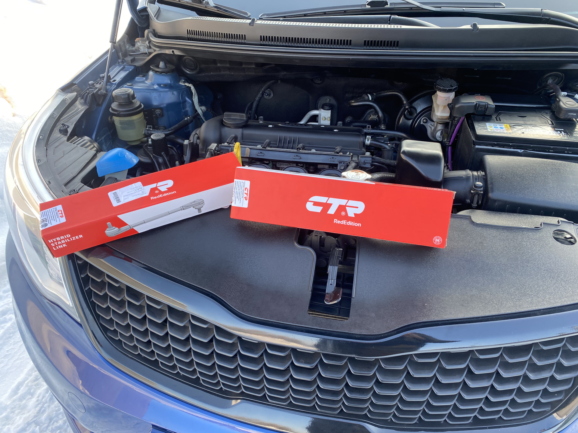CTR ( гибридные стойки стабилизатора) новые технологий! — KIA Rio (3G ...
