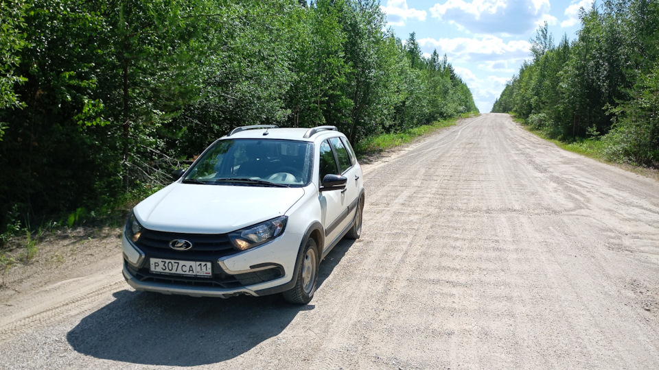 Кросс за грибами — Lada Гранта Cross, 1,6 л, 2021 года | покатушки | DRIVE2