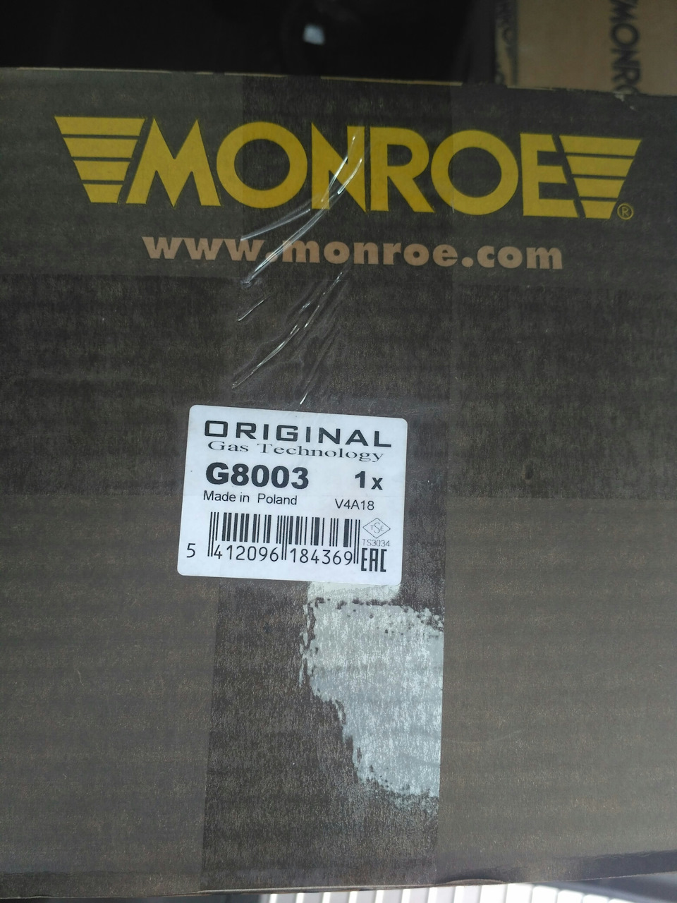 G8003 Амортизатор MONROE | Запчасти на DRIVE2