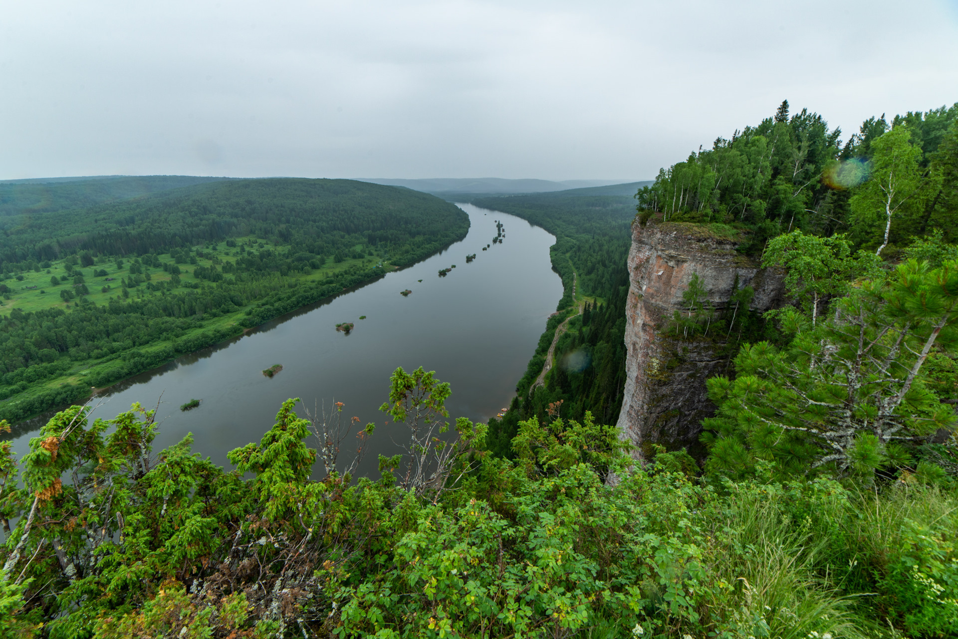 Красновишерск река Вишера