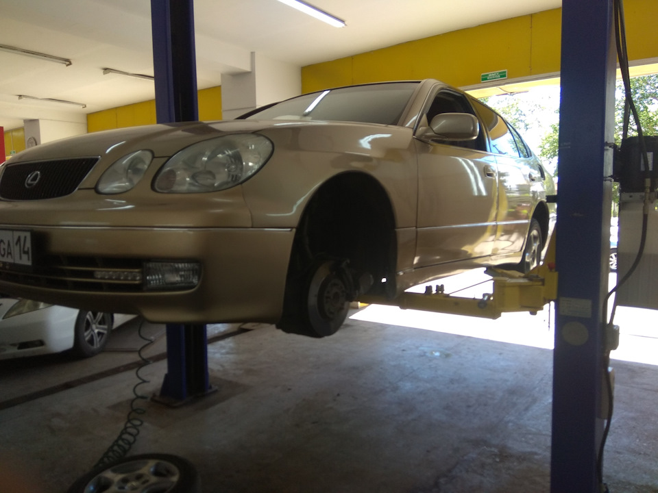 9. Шорканье в тормозах[РЕШЕНО] — Lexus GS (JZS160), 3 л, 1998 года ...