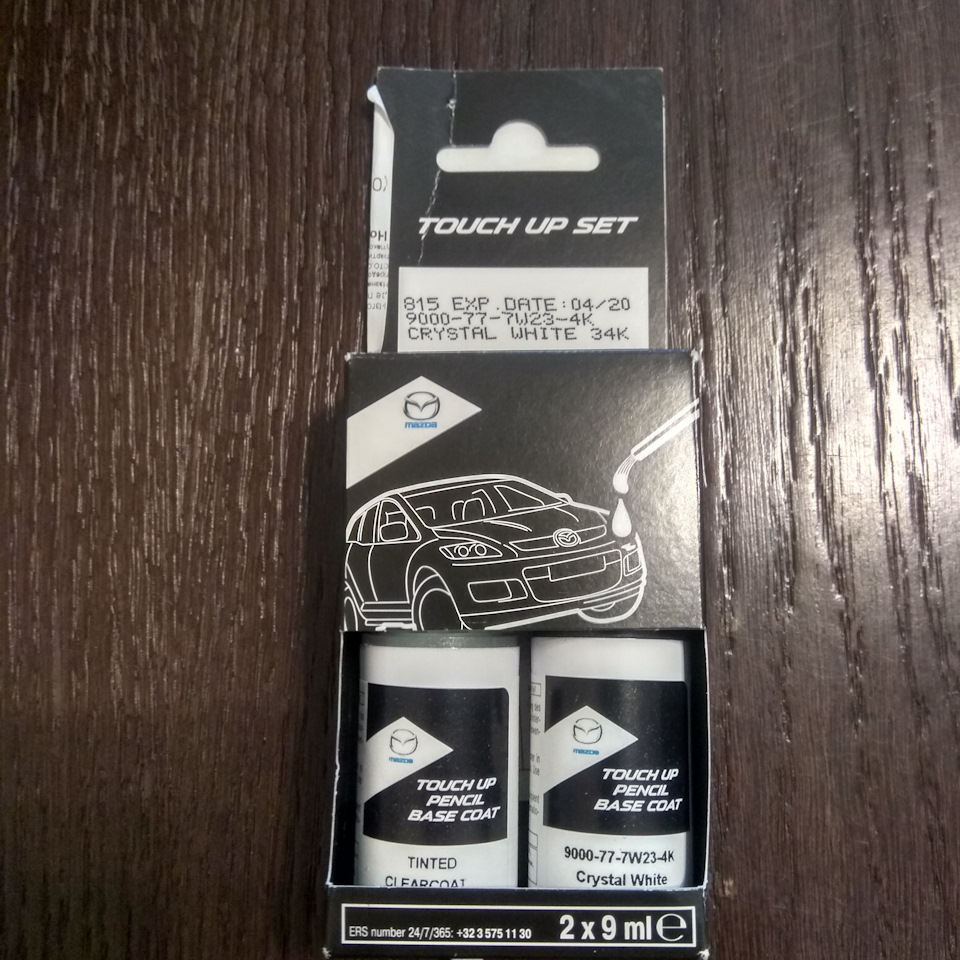 Карандаш для подкрашивания сколов. — Mazda 3 (2G) BL, 1,6 л, 2011 года ...
