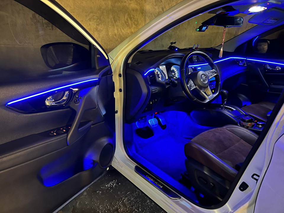 Ambient Light Nissan Qashqai J11. — Nissan Qashqai (2G), 2 л, 2020 года