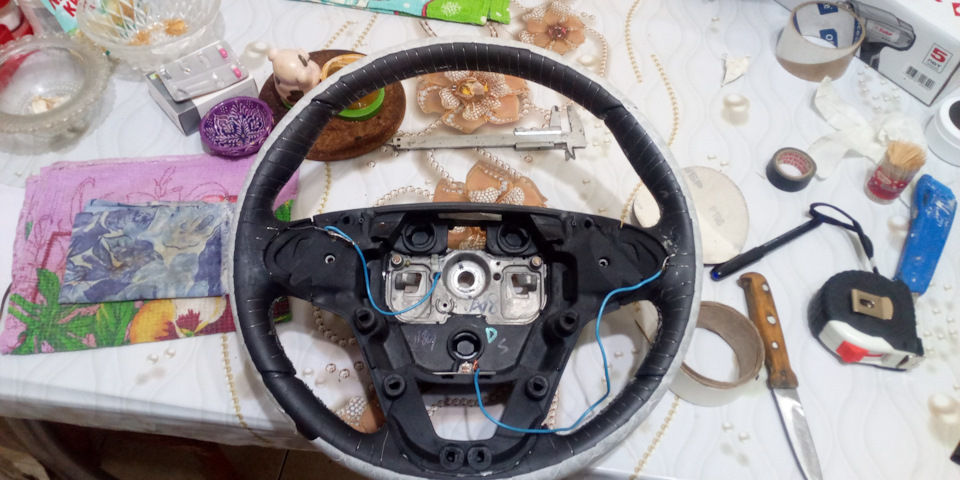 Подогрев руля своими руками — Chery Tiggo 5, 2 л, 2015 года | своими ...