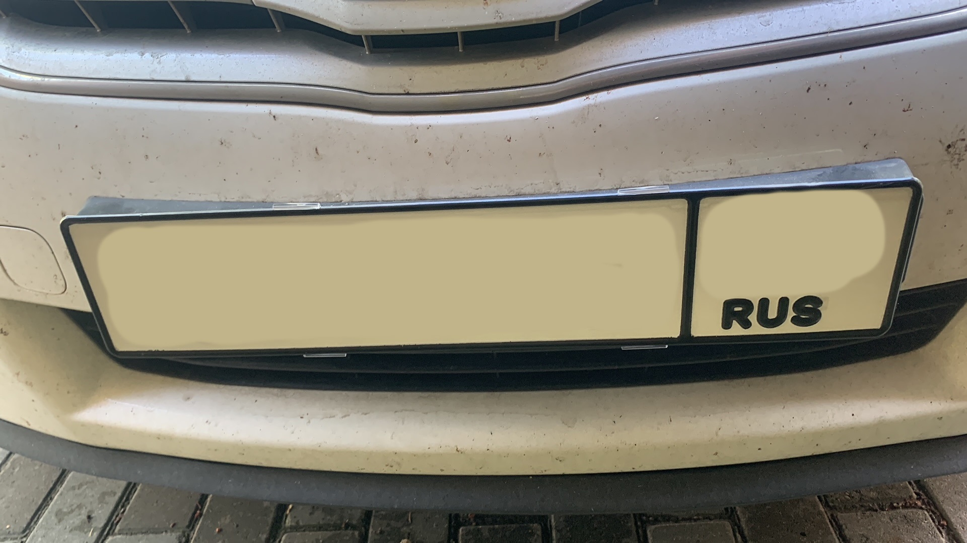 Быстросъемные крепления для номеров фирмы Plexiclick — Toyota Camry ...