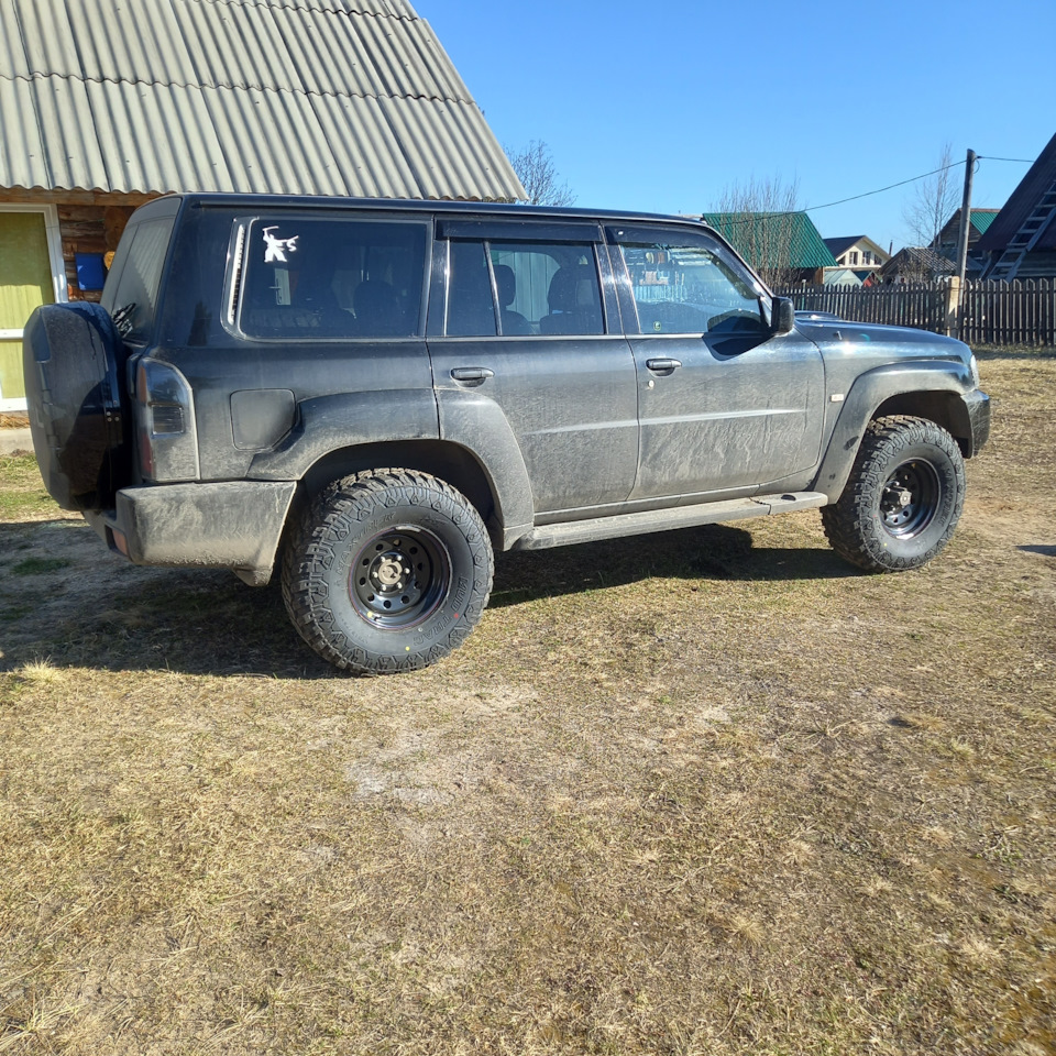 Китайская резина. — Nissan Patrol (Y61), 3 л, 2009 года | шины | DRIVE2