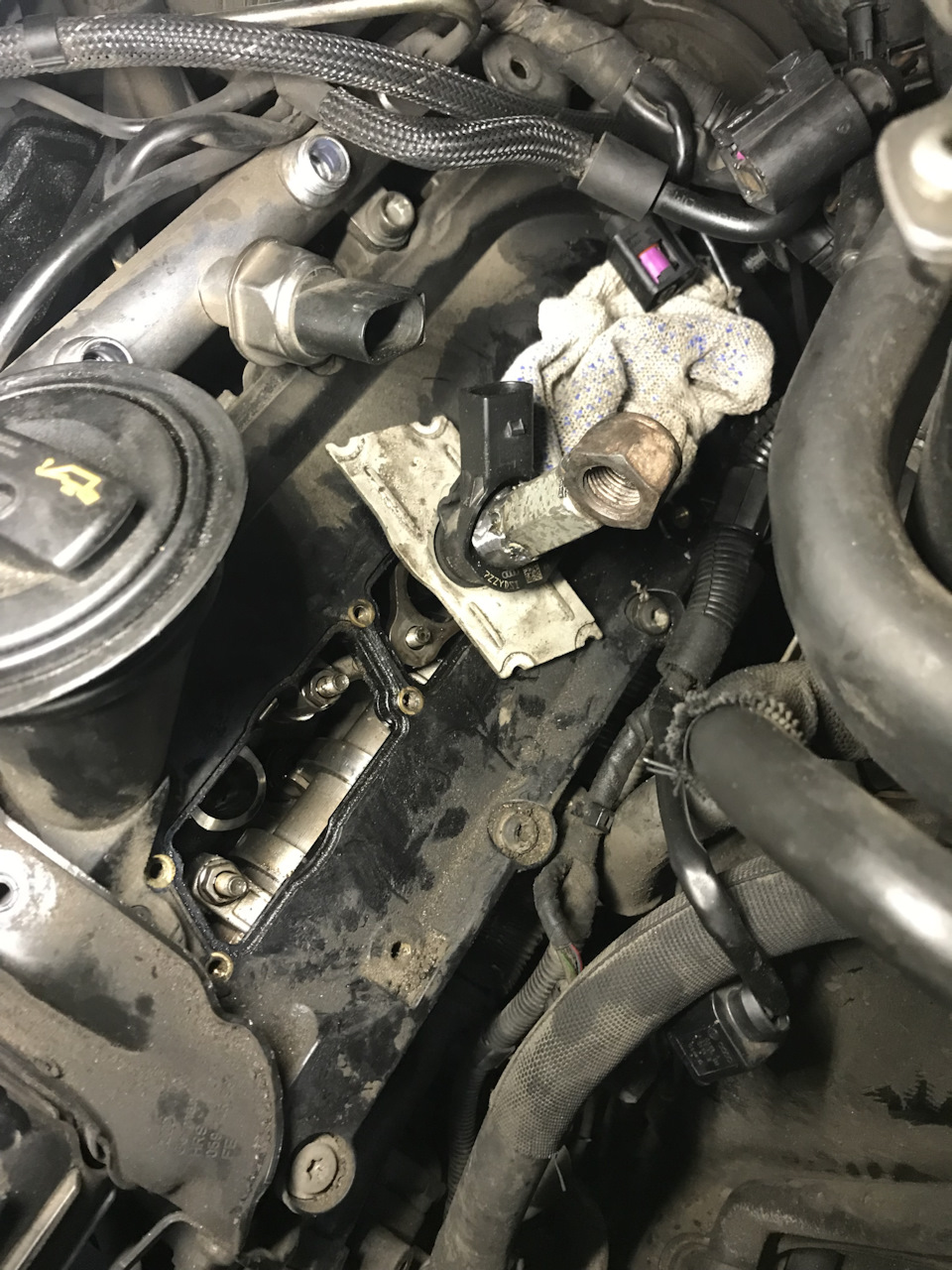 Цоканье форсунок, меняем шайбы под форсунками заодно чистим впуск ...