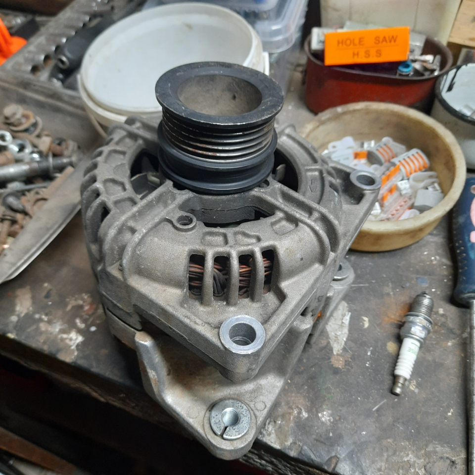 Замена генератора bosh 100a на 120a — Opel Astra H, 1,8 л, 2011 года ...