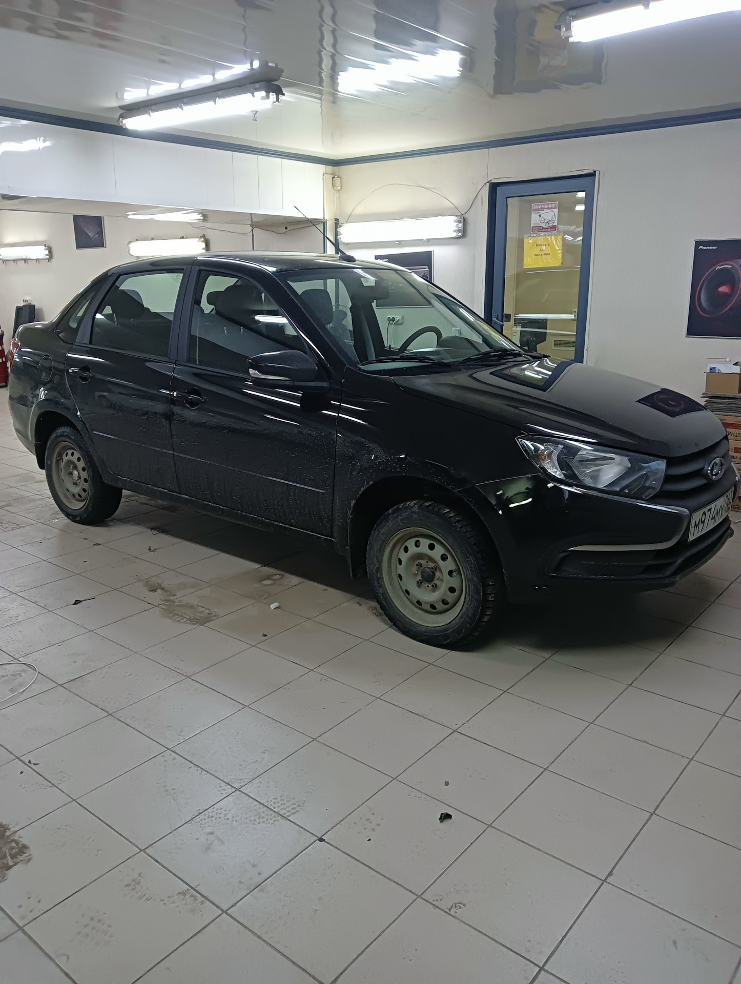 Установка сигнализации🚨 — Lada Гранта (2G) FL, 1,6 л, 2023 года | визит ...